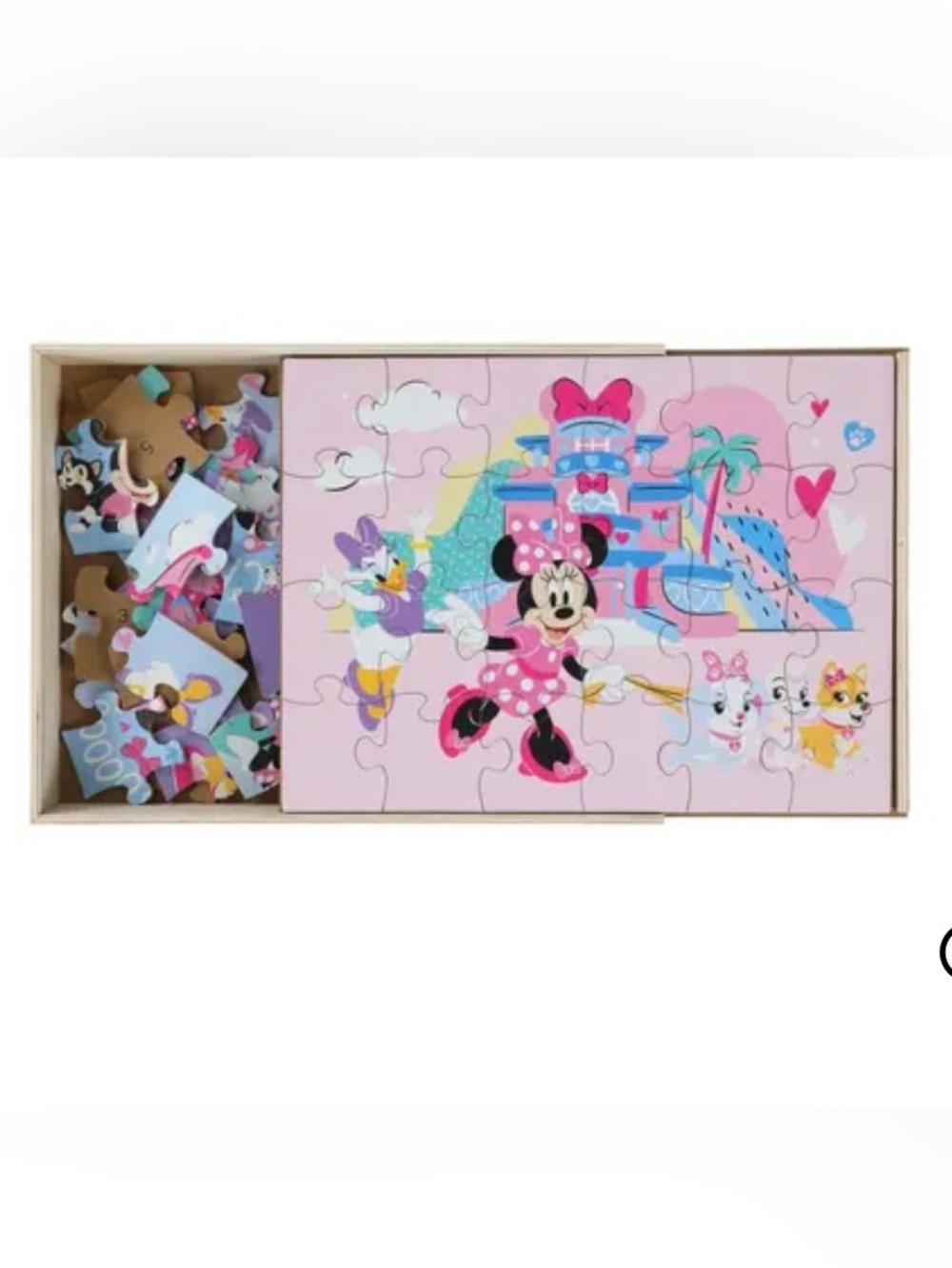 Disney Minnie Mouse Wooden Puzzle Set - 5 Pack - Picture 4 of 5